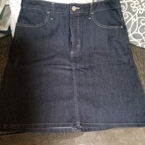 Lee Dark Blue Mini Skirt